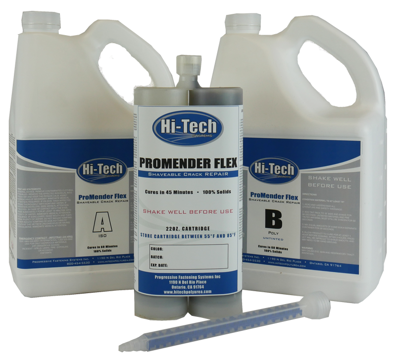 Hi-Tech ProMender Flex polyurethane crack and spall repair