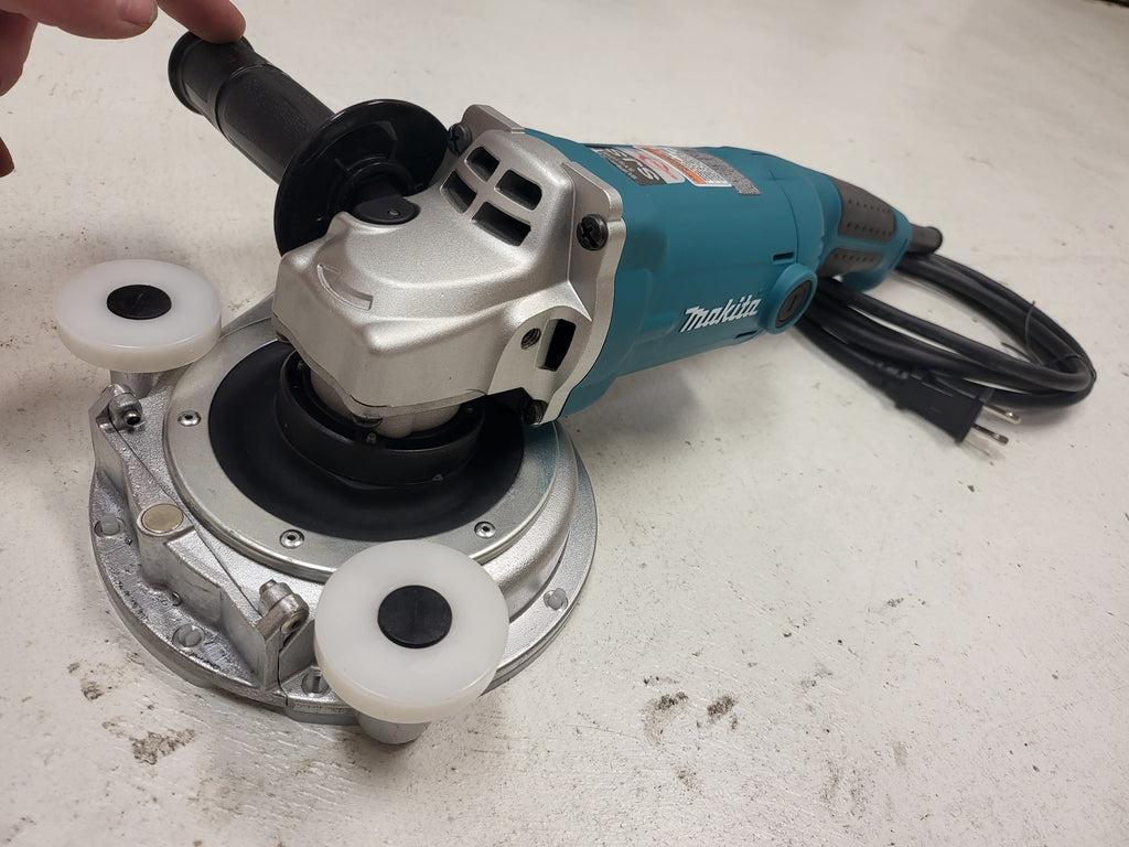 Makita GA5020Y 5" SJS Angle Grinder, with AC Dc Switch, Blue - 1